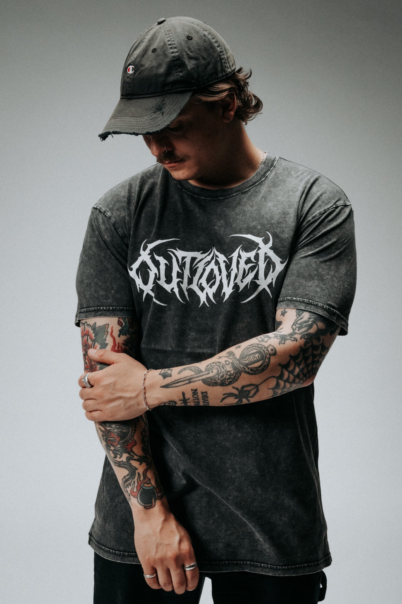 HEAVY METAL STONE WASH TEE