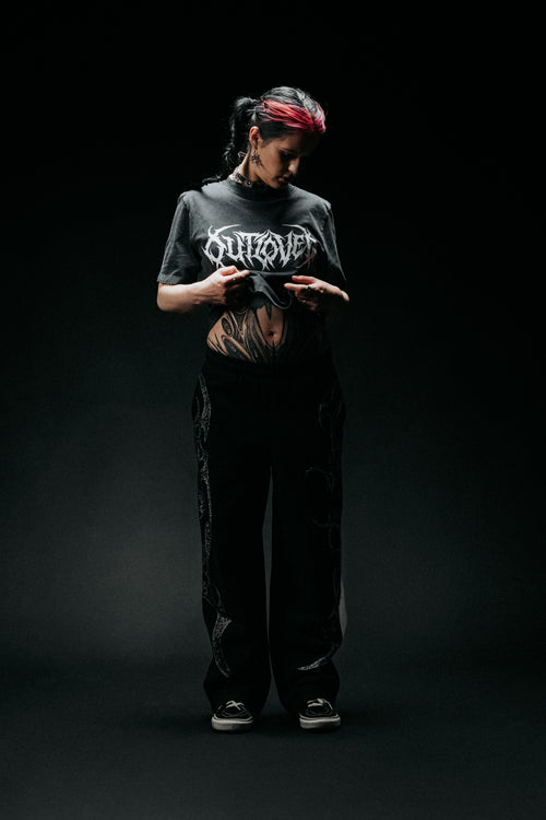 HEAVY METAL STONE WASH CROP