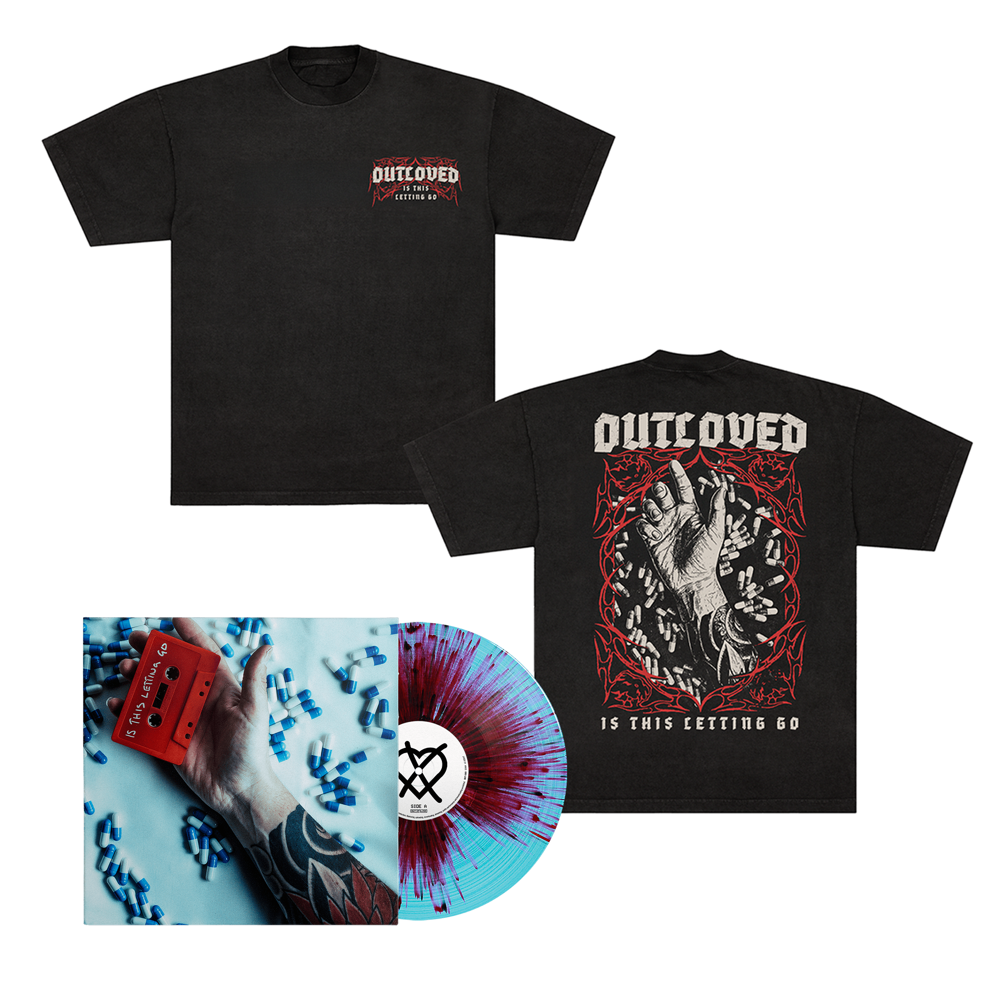 "IS THIS LETTING GO" LP & T SHIRT BUNDLE
